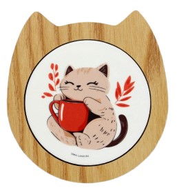 Подставка под горячее Sima-Land (ДСП, керамика) 10,8×13 см, «Пухляш»