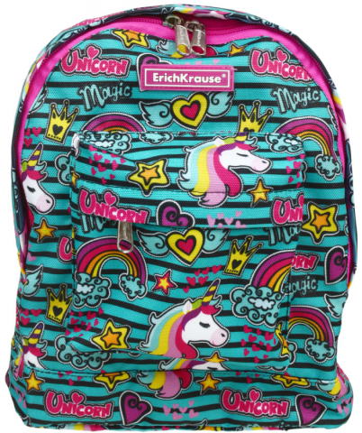 Рюкзак детский ErichKrause EasyLine Mini 6L, 200*260*90 мм, Unicorns