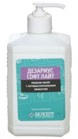 Мыло жидкое «Дезариус софт», 500 мл, «Антибактериальное» Мыло жидкое «Дезариус софт», 500 мл, «Антибактериальное»