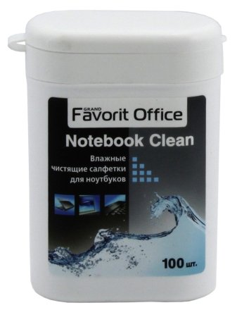 Салфетки чистящие для ноутбуков Favorit Office, 100 шт., Noteebook Clean Салфетки чистящие для ноутбуков Favorit Office, 100 шт., Noteebook Clean