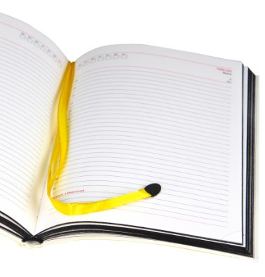 Ежедневник недатированный «Колор-2», 145*210 мм, 136 л., желтый/черный Ежедневник недатированный «Колор-2», 145*210 мм, 136 л., желтый/черный