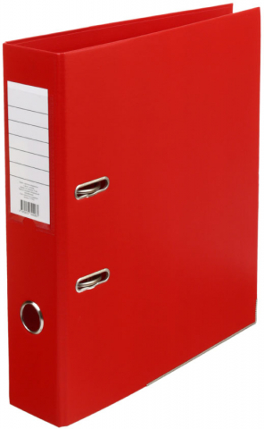 Папка-регистратор Attache Standart с двусторонним ПВХ-покрытием корешок 70 мм, красный