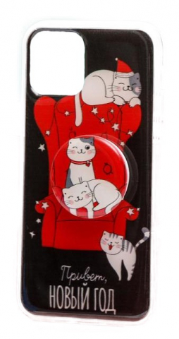 Набор попсокет и чехол для iPhone 11 Pro «Котята», 7,14*14,4 см Набор попсокет и чехол для iPhone 11 Pro «Котята», 7,14*14,4 см