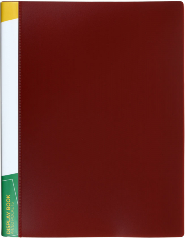 Папка пластиковая на 60 файлов inФормат толщина пластика 0,6 мм, красная