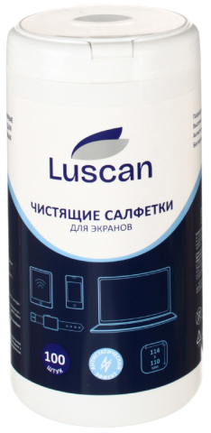Салфетки чистящие для экранов Attache Selection Smart Price, 100 шт., в тубе