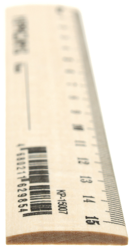 Линейка деревянная «Красин. Стандарт», 15 см