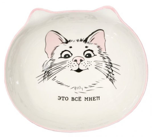 Тарелка керамическая Sima Land диаметр 13 см, 13×11×5,5 см, 300 мл, «Это все мне?» Тарелка керамическая Sima Land диаметр 13 см, 13×11×5,5 см, 300 мл, «Это все мне?»