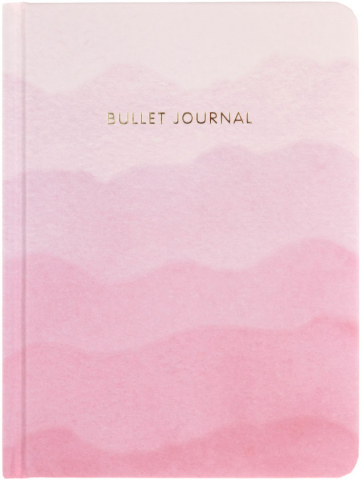 Блокнот Bullet Journal, 145*195 мм, 80 л., точки, «Розовый»