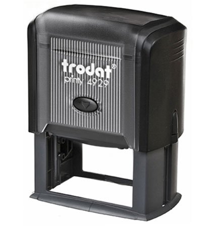Автоматическая оснастка Trodat 4929, для клише штампа 50*30 мм, корпус черный
