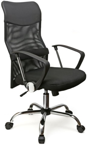 Кресло офисное Calviano Xenos II для руководителя, обивка — черная сетка