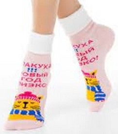 Носки женские Esli Home Line, размер 23, нюдовые