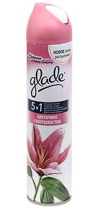 Освежитель воздуха Glade , 300 мл, «Цветочное совершенство» Освежитель воздуха Glade , 300 мл, «Цветочное совершенство»