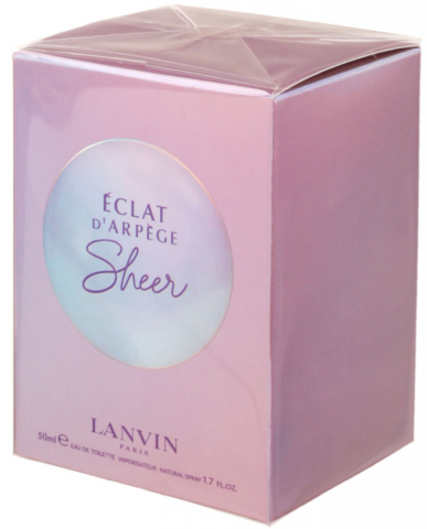 Вода туалетная Lanvin Eclat d'Arpege Sheer, 50 мл