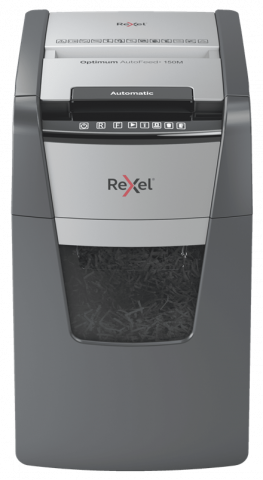 Шредер Rexel Optimum AutoFeed+ 150MP, размер частиц 2*15 мм