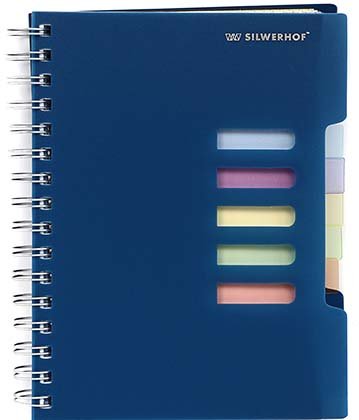 Тетрадь общая А5, 150 л. на гребне «Классика 2», 148*210 мм, клетка, ассорти