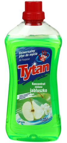 Средство чистящее универсальное Tytan, 1250 мл, «Зеленое яблочко»