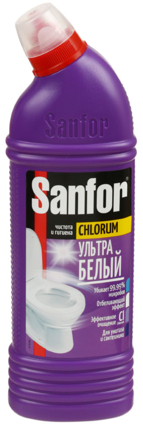 Средство для чистки Sanfor, 750 г, Chlorum