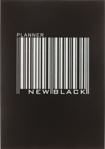 Ежедневник-планер полудатированный New Black, 140*200 мм, 48 л., «Дизайн 1» Ежедневник-планер полудатированный New Black, 140*200 мм, 48 л., «Дизайн 1»
