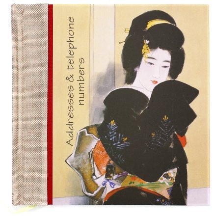 Книга телефонная «Феникс+», 155*160 мм, 80 л., линия, «Гейша»