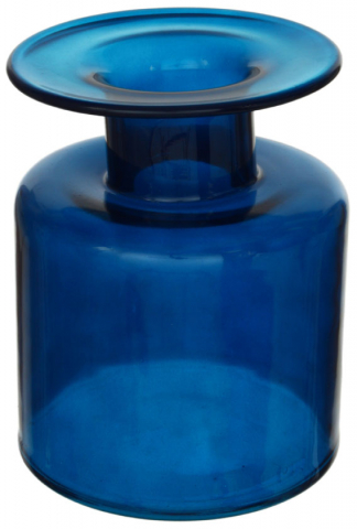 Ваза декоративная «Берлинская лазурь», 21*15 см, синяя