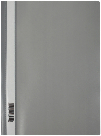 Папка-скоросшиватель пластиковая А4 «Стамм», толщина пластика 0,16 мм, серая