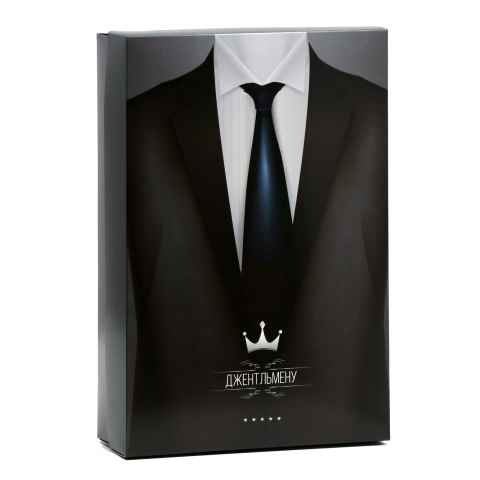 Коробка подарочная самосборная 30×20×7 см, «Джентльмен»