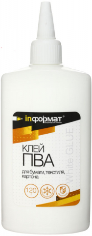 Клей ПВА inФормат, 120 г (120 мл)