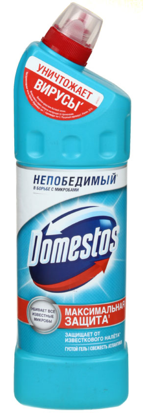 Средство для мытья сантехники Domestos , 1000 мл, «Свежесть Атлантики» Средство для мытья сантехники Domestos , 1000 мл, «Свежесть Атлантики»