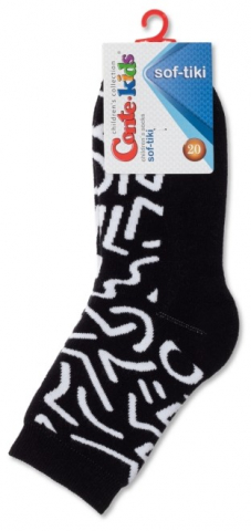Носки детские махровые Sof-Tiki, размер 20, черные