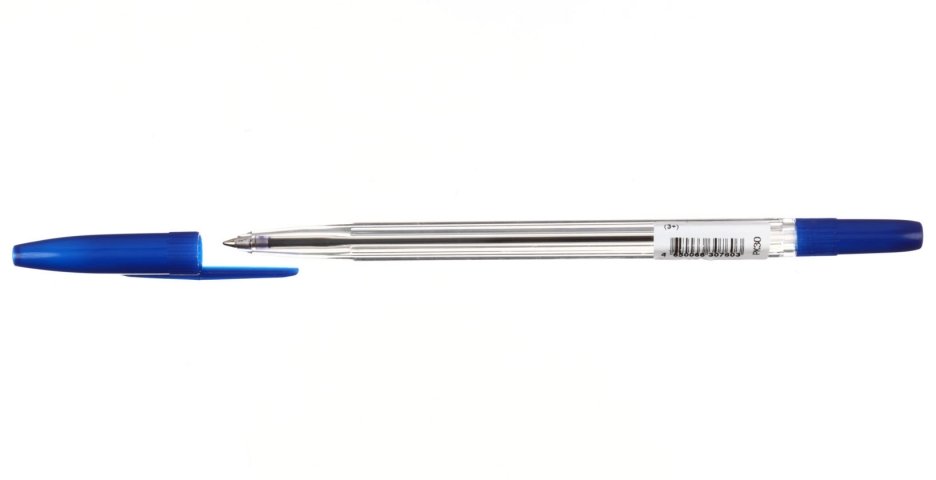 Ручка шариковая «Стамм 511» корпус прозрачный, стержень синий