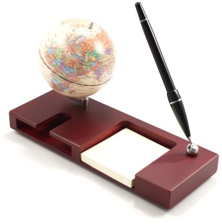 Набор настольный из 3 предметов Bestar, дерево (красное дерево)