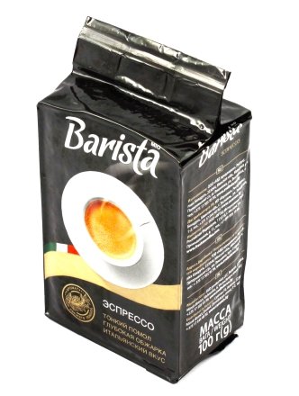Кофе натуральный молотый Barista Mio, 100 г, мелкомолотый, «Эспрессо» Кофе натуральный молотый Barista Mio, 100 г, мелкомолотый, «Эспрессо»