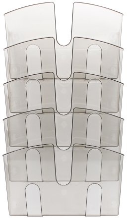 Лоток секционный настенный «Юниопт» (5 секций), 590*335*90 мм, прозрачный дымчатый Лоток секционный настенный «Юниопт» (5 секций), 590*335*90 мм, прозрачный дымчатый