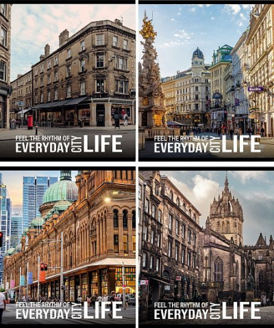 Тетрадь общая А5, 96 л. на скобе «Ночные города», 162*202 мм, клетка, ассорти (белизна бумаги менее 80%) Тетрадь общая А5, 96 л. на скобе «Ночные города», 162*202 мм, клетка, ассорти (белизна бумаги менее 80%)