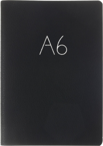 Книжка записная Format (А6+), 115*165 мм, 80 л., точки/клетка, «№1», черный