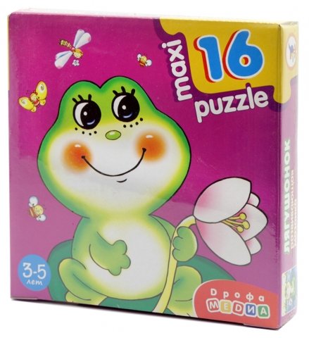 Игра настольная «Развивающая мозаика Maxi Puzzle», «Лягушонок»