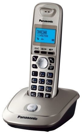 Телефон KX-TG2511RU Panasonic беспроводной, платиновый цвет