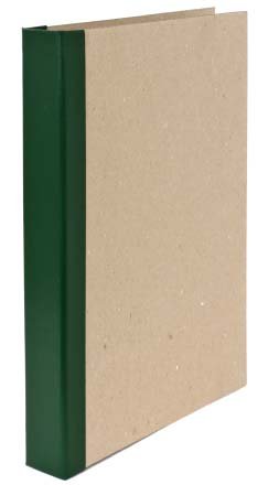 Папка архивная из картона со сшивателем (со шпагатом) , А4, ширина корешка 40 мм, плотность 1240 г/м2, зеленая
