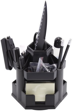 Органайзер настольный Forpus, 15 предметов, черный Органайзер настольный Forpus, 15 предметов, черный