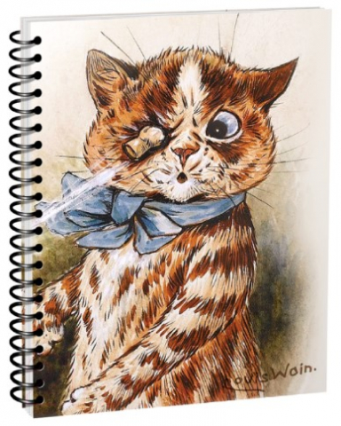 Скетчбук на гребне «Попурри» (А5), 100 л., «Уэйн. Хлоп!»