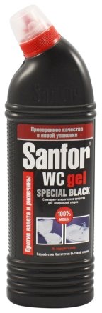 Средство для чистки Sanfor, 750 г, Special Black, без хлора