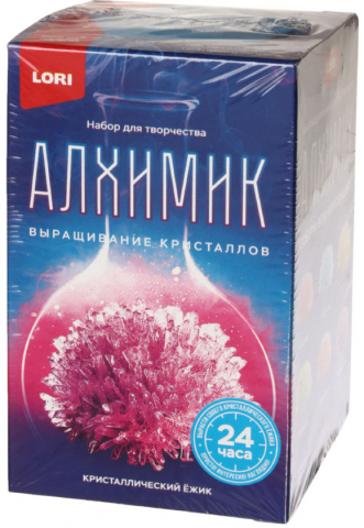 Набор для выращивания кристаллов «Кристаллический ежик», «Сиреневый» Набор для выращивания кристаллов «Кристаллический ежик», «Сиреневый»
