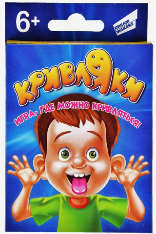 Игра настольная «Кривлялки +», 6+ Игра настольная «Кривлялки +», 6+