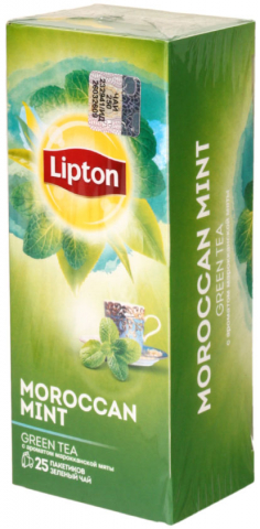 Чай Lipton , 40 г, 25 пакетиков, Moroccan mint, зеленый чай с ароматом марокканской мяты