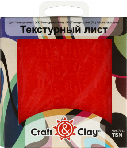 Текстурный лист Craft&Clay, №20, «Котики» Текстурный лист Craft&Clay, №20, «Котики»