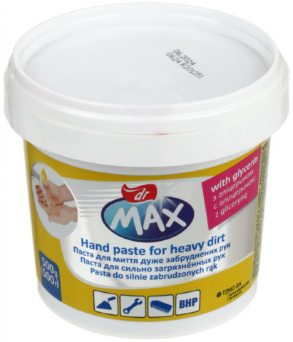 Паста моющая для рук Dr Max New, 500 г, с глицерином Паста моющая для рук Dr Max New, 500 г, с глицерином