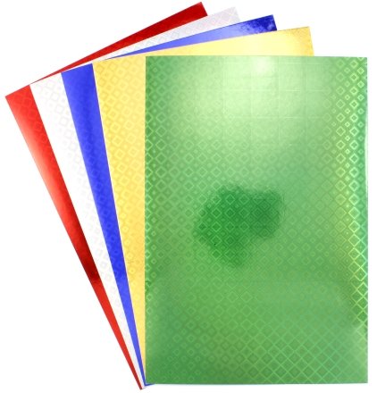 Картон цветной односторонний А4 «Каляка-Маляка», 5 цветов, 5 л., фольгированный, голографический