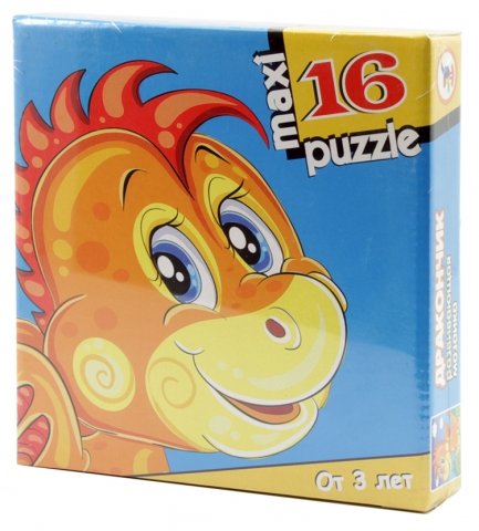 Игра настольная «Развивающая мозаика Maxi Puzzle», «Дракончик», 3+