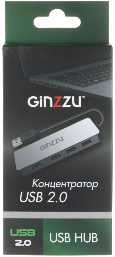 Концентратор Ginzzu GR-771UB, серый