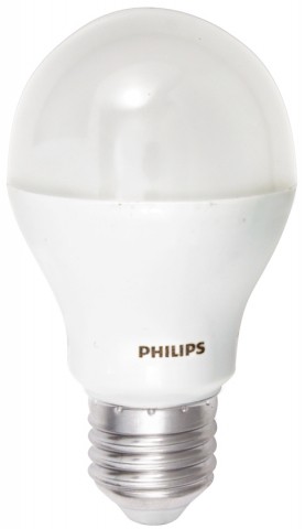 Лампа энергосберегающая светодиодная Philips, 5W (55W), 230V, цоколь E27, 6500K, 540 лм, холодный дневной свет